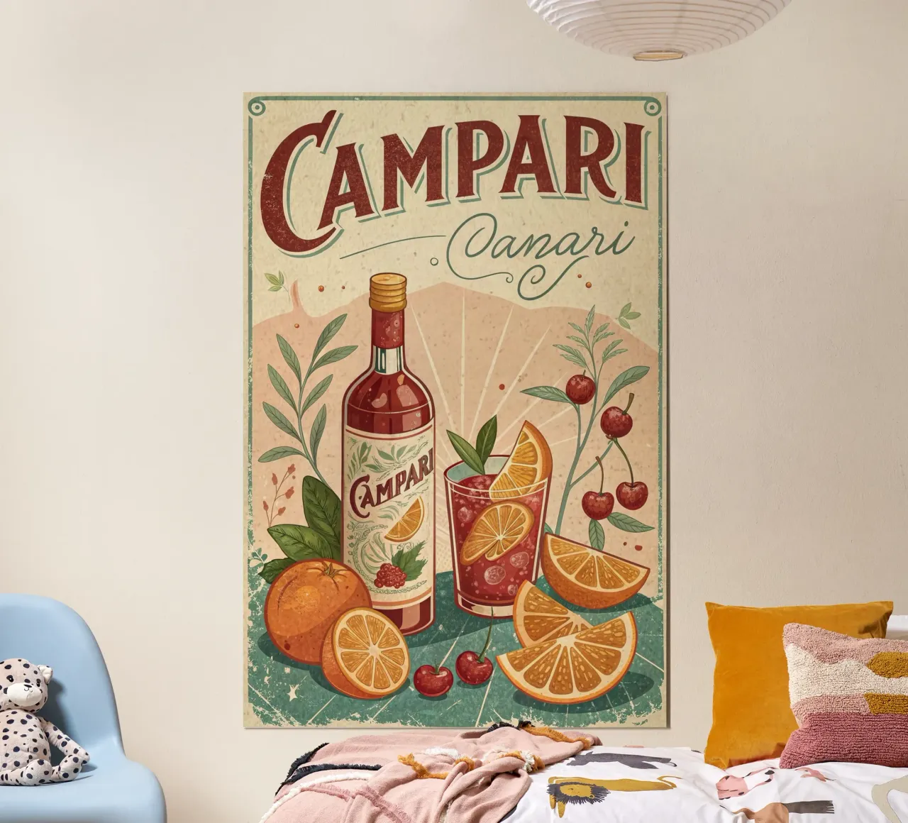 Poster della mostra Campari poster con telaio in alluminio da 🎁 ARTVI-SHOP