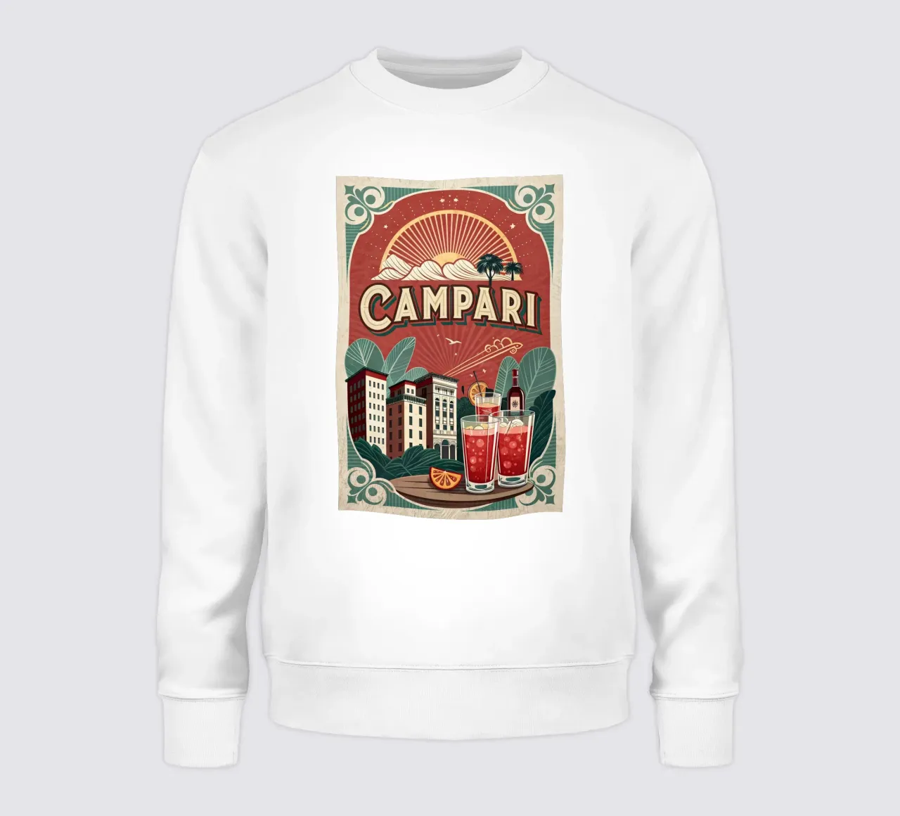 Manifesto della mostra Campari. felpa da 🎁 ARTVI-SHOP
