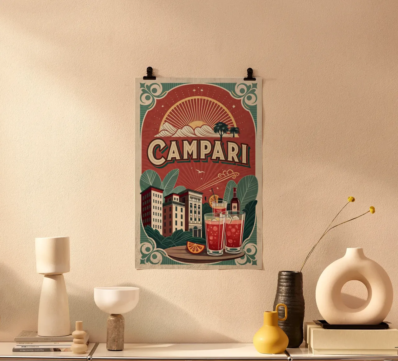 Manifesto della mostra Campari. poster da 🎁 ARTVI-SHOP