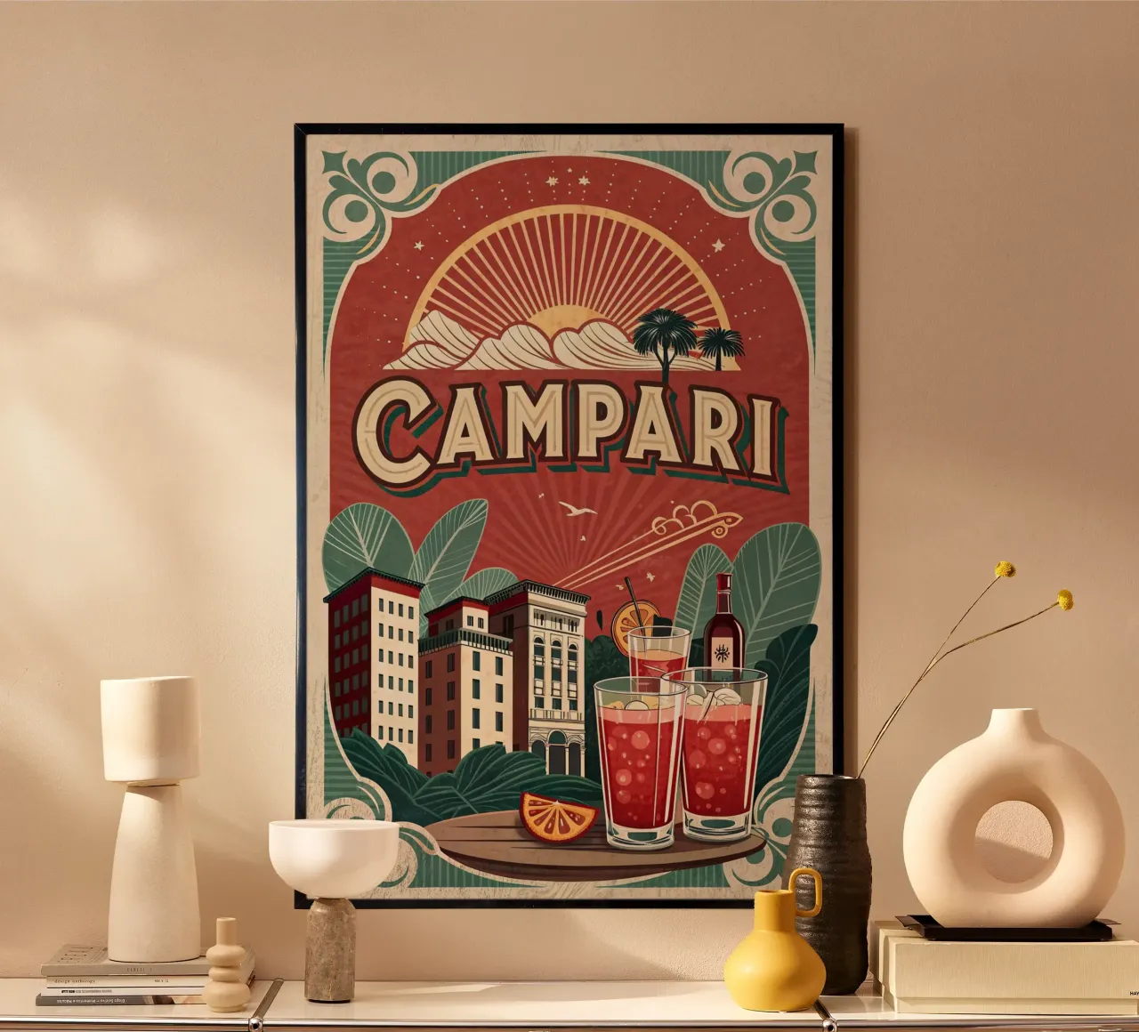 Manifesto della mostra Campari. poster da 🎁 ARTVI-SHOP