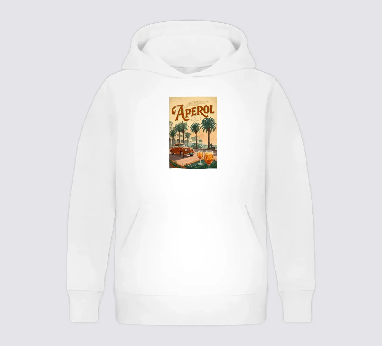 Aperol exhibition poster kids hoodie by 🎁 ARTVI-SHOP