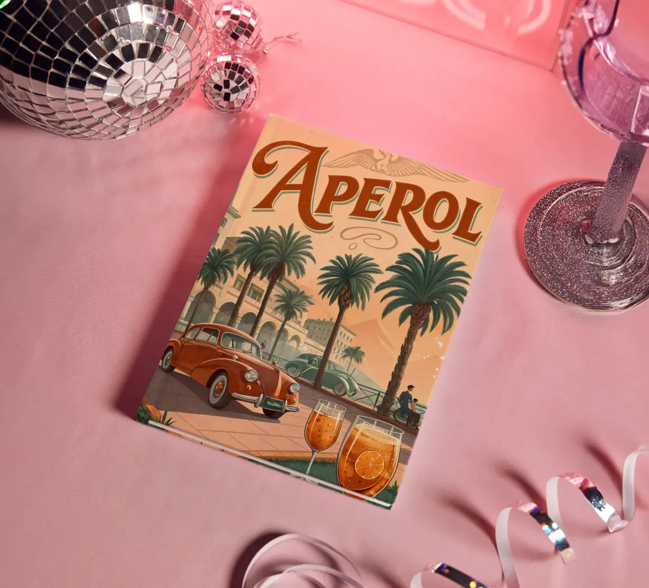 Aperol exhibition poster notebook by 🎁 ARTVI-SHOP