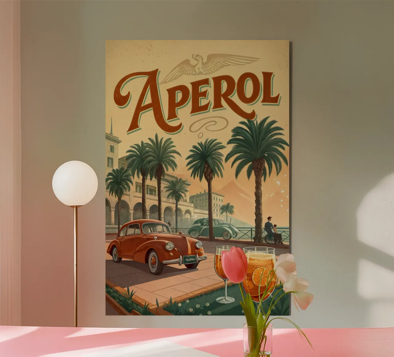 Aperol exhibition poster alu-dibond by 🎁 ARTVI-SHOP