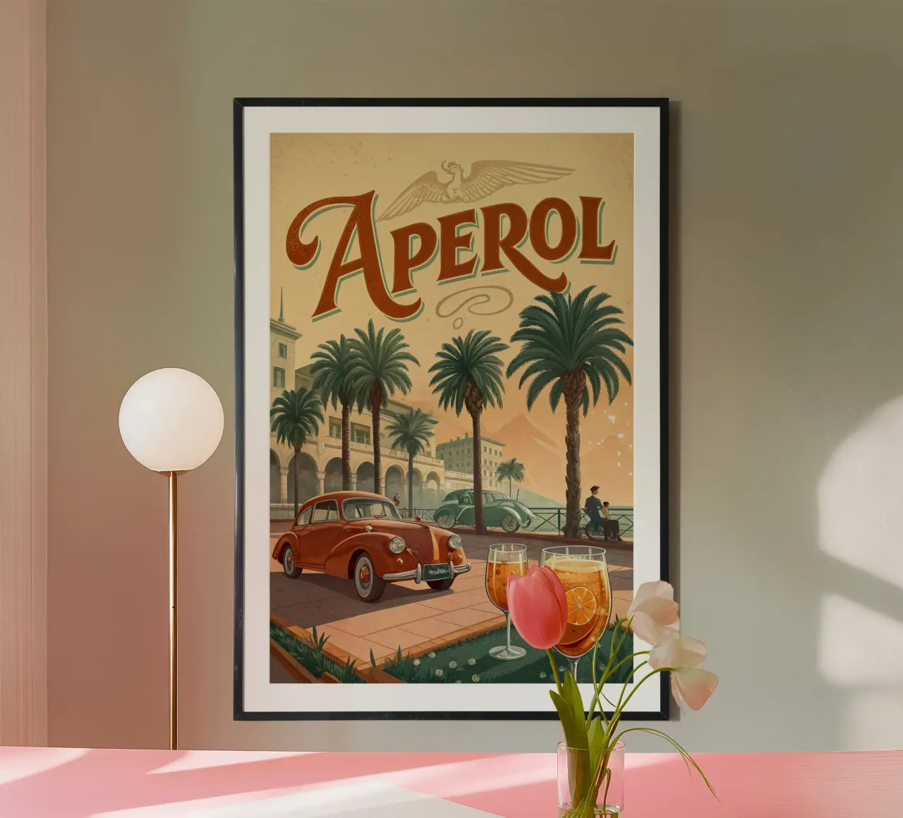 Aperol exhibition poster hahnemühle by 🎁 ARTVI-SHOP