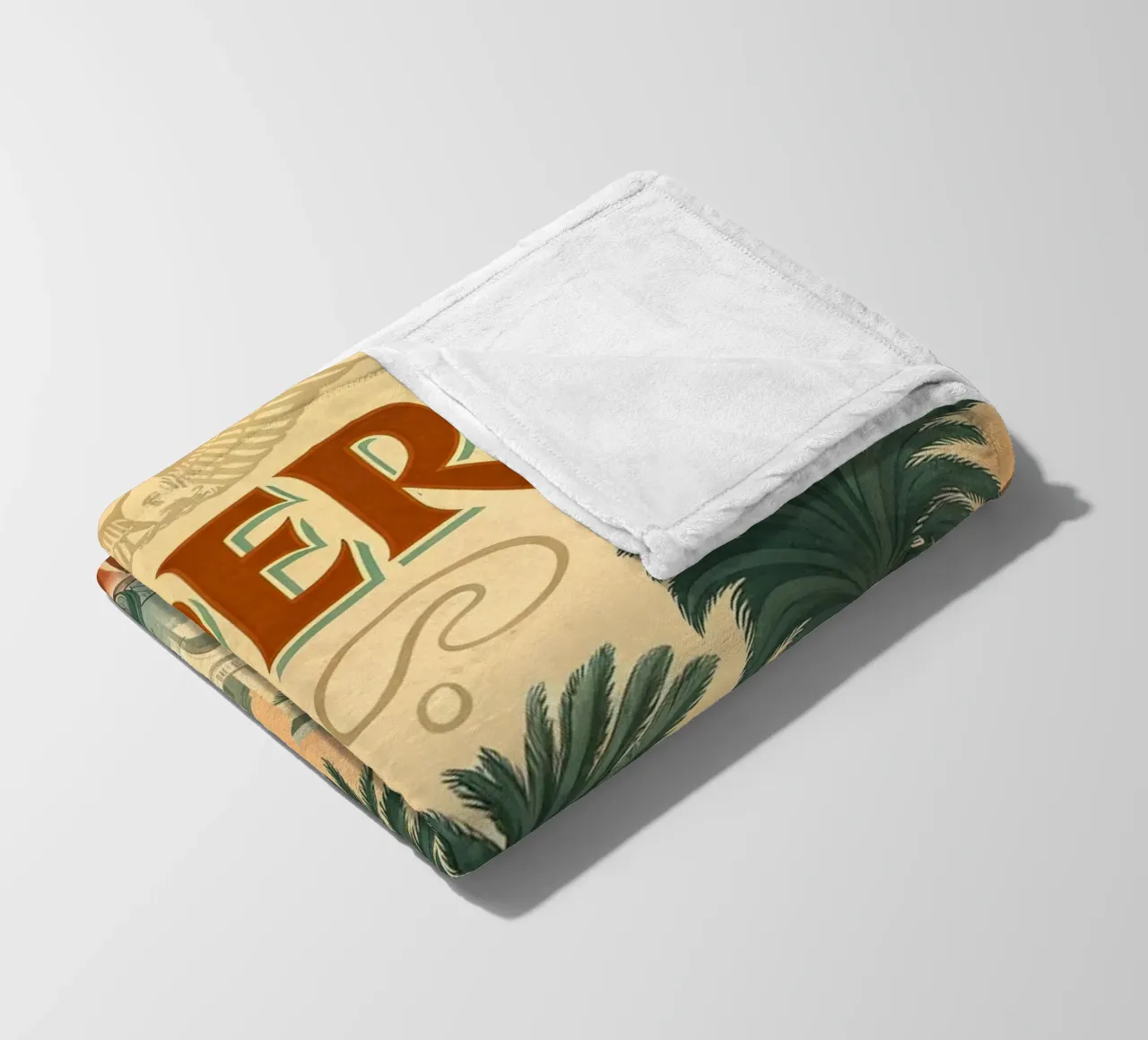 Aperol exhibition poster fleece blanket by 🎁 ARTVI-SHOP