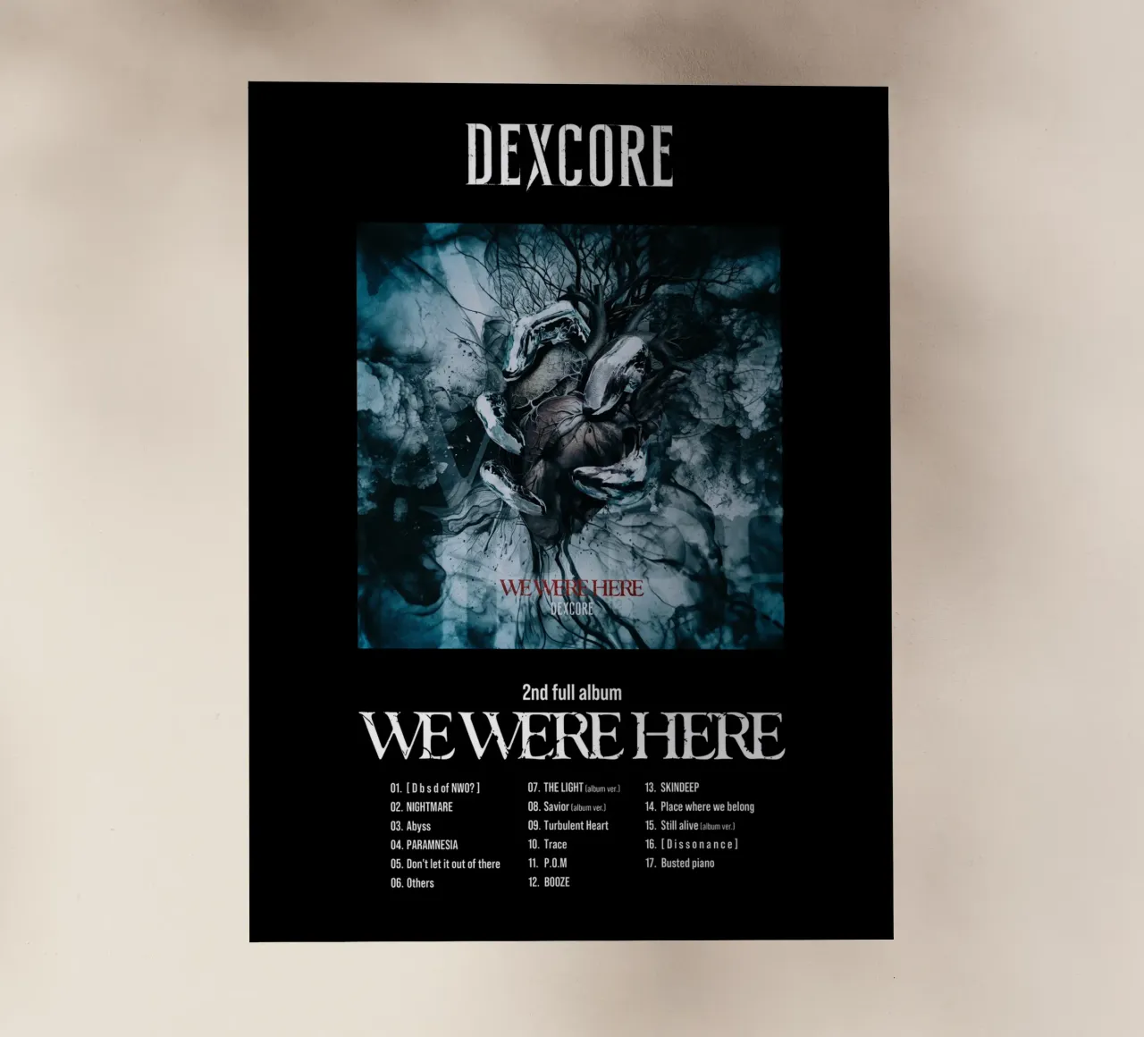 DEXCORE ERAVAMO QUI pellicola backlit da Band Merch