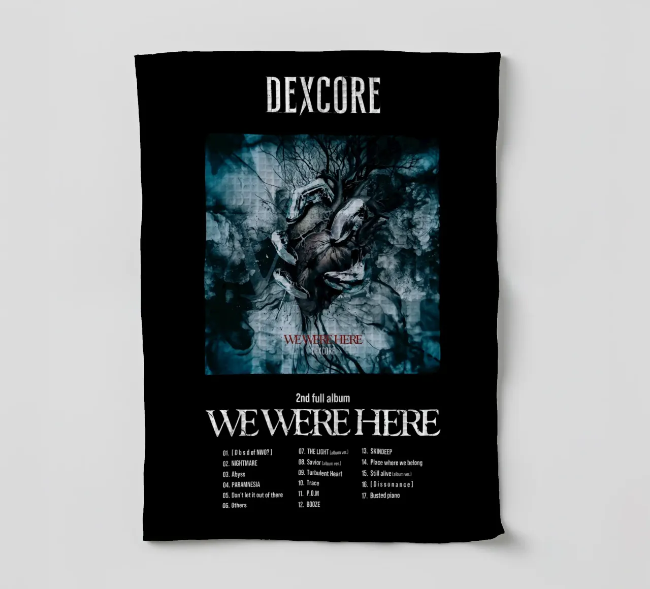 DEXCORE ERAVAMO QUI canovaccio da cucina da Band Merch
