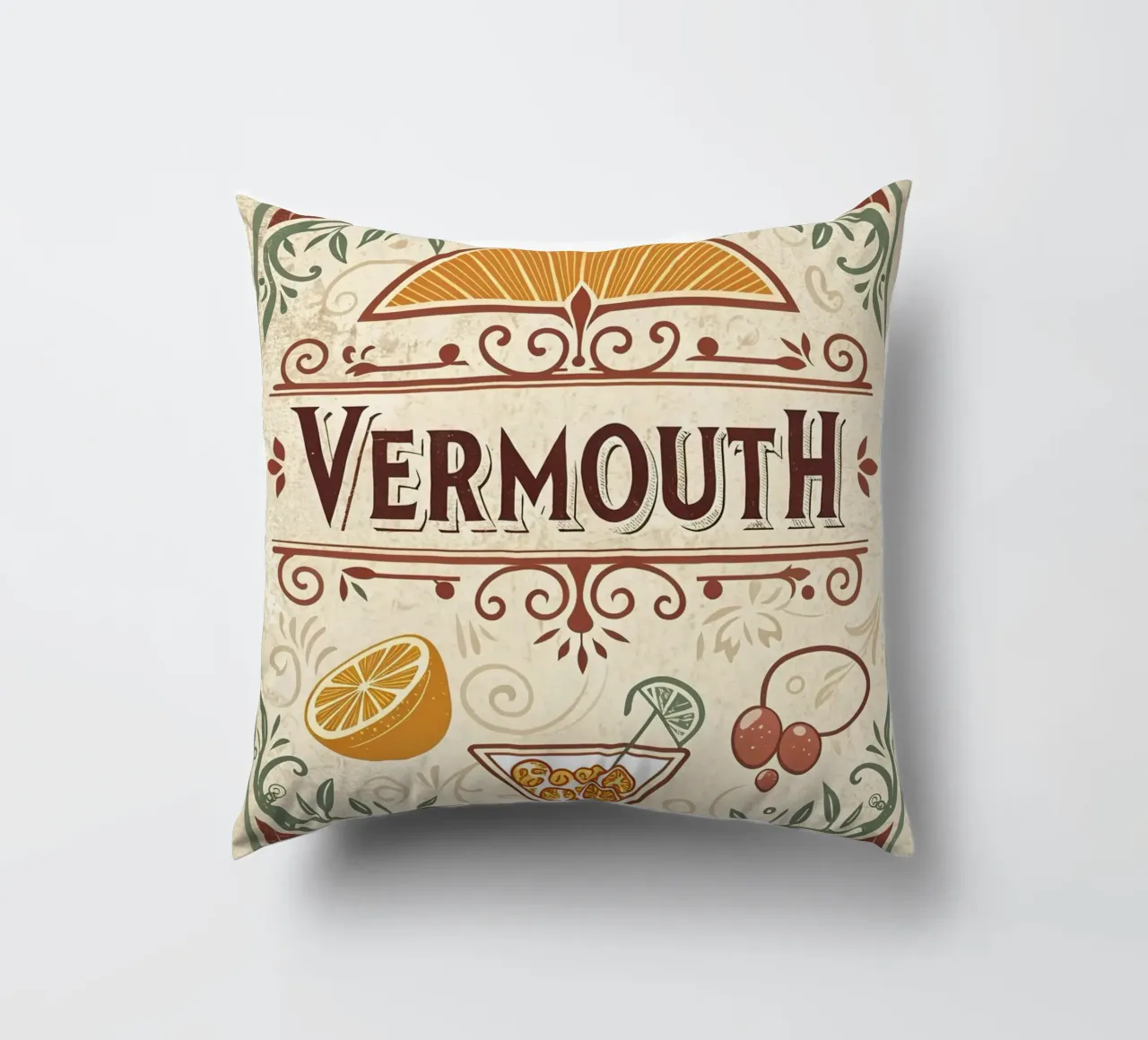 manifesto della mostra del vermouth cuscino da 🎁 ARTVI-SHOP