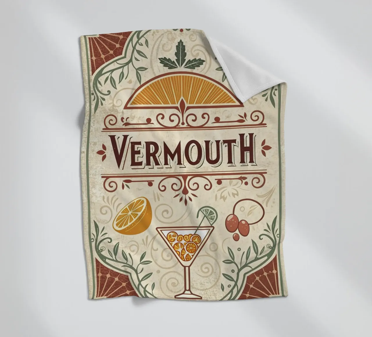 manifesto della mostra del vermouth coperta in pile da 🎁 ARTVI-SHOP