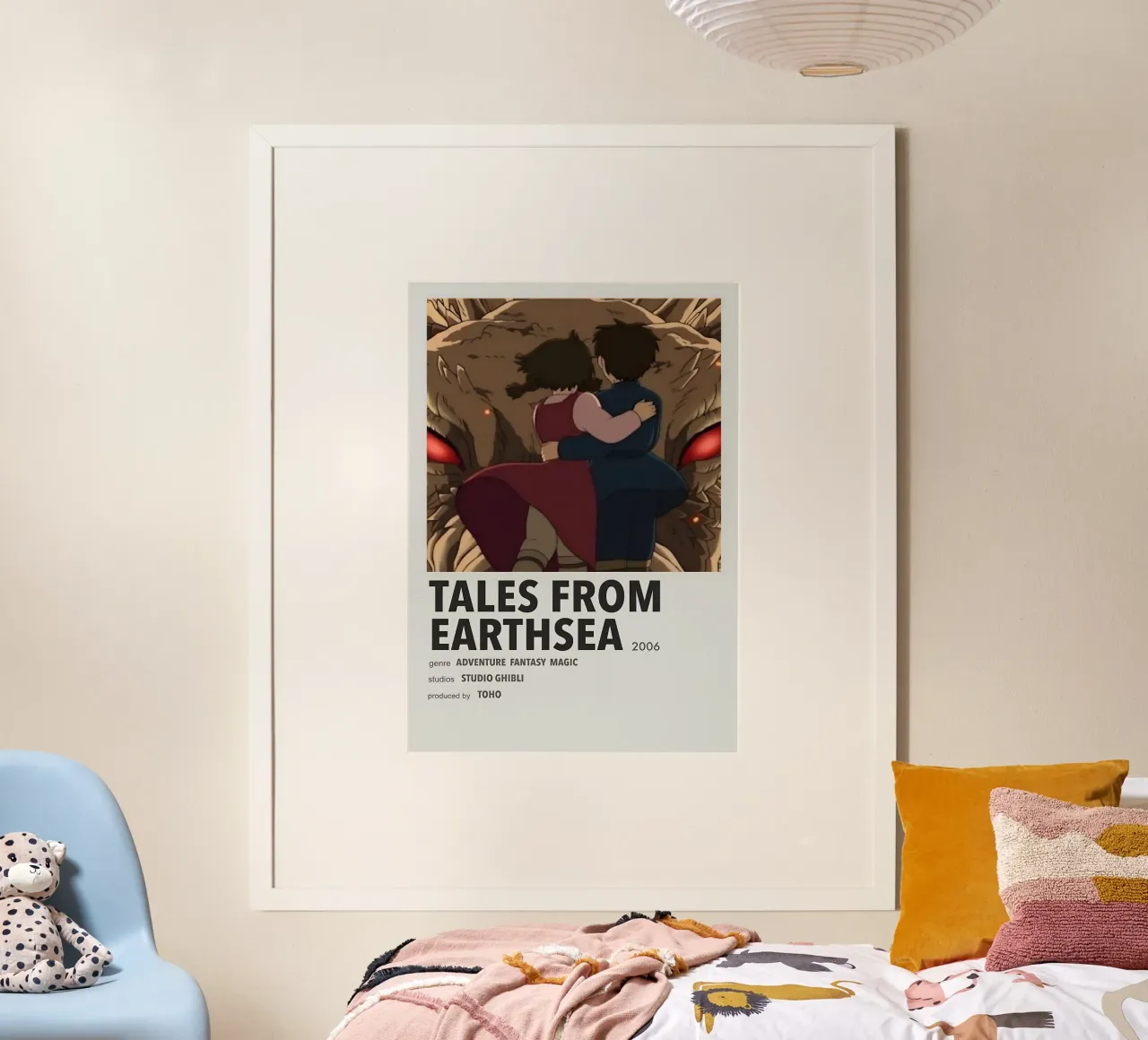 TALES FROM EARTHSEA 2006 poster con telaio in alluminio da Totoya