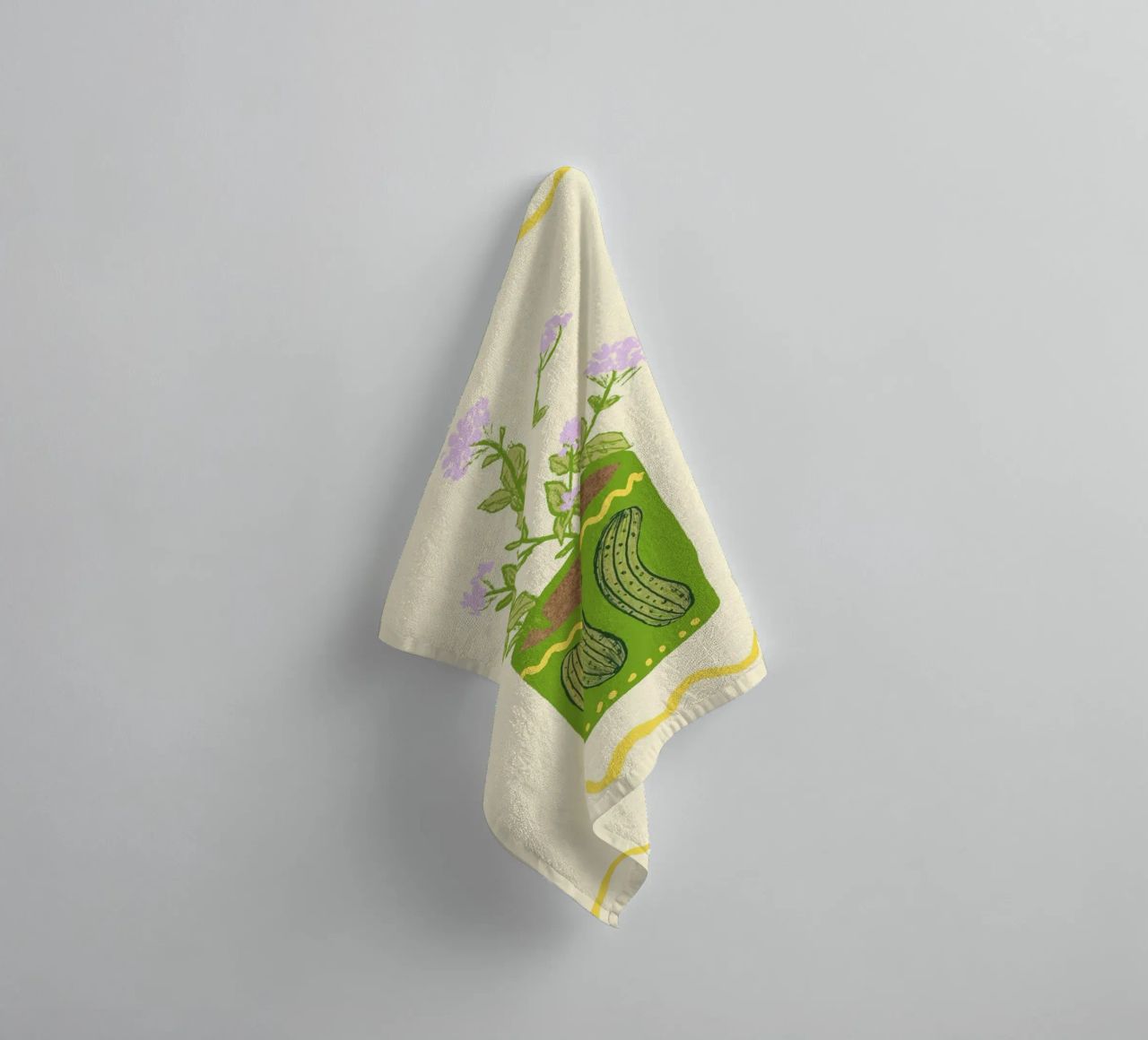 Gurke & Oregano towel by Studio Dolci