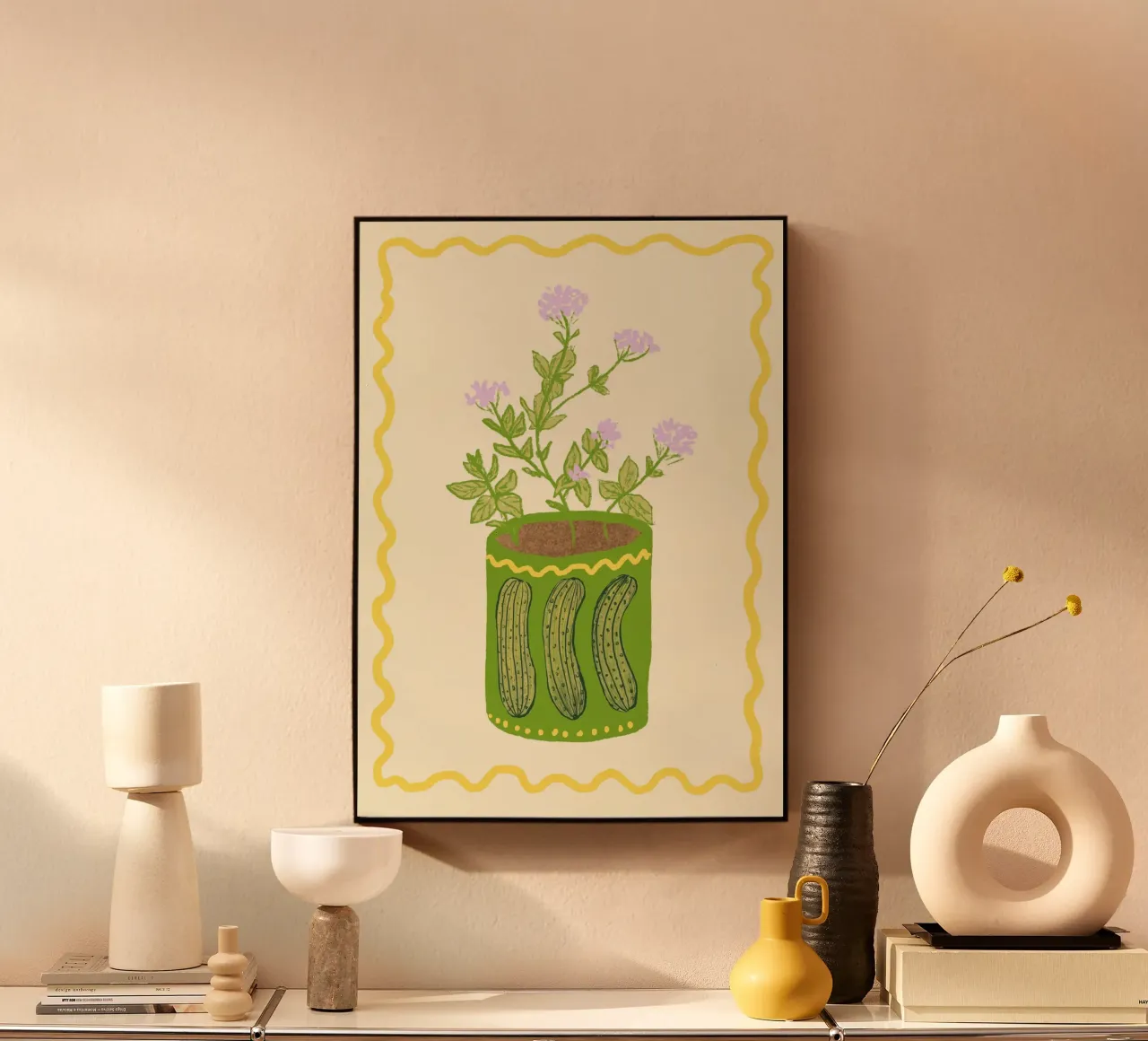 Gurke & Oregano acryl van Studio Dolci