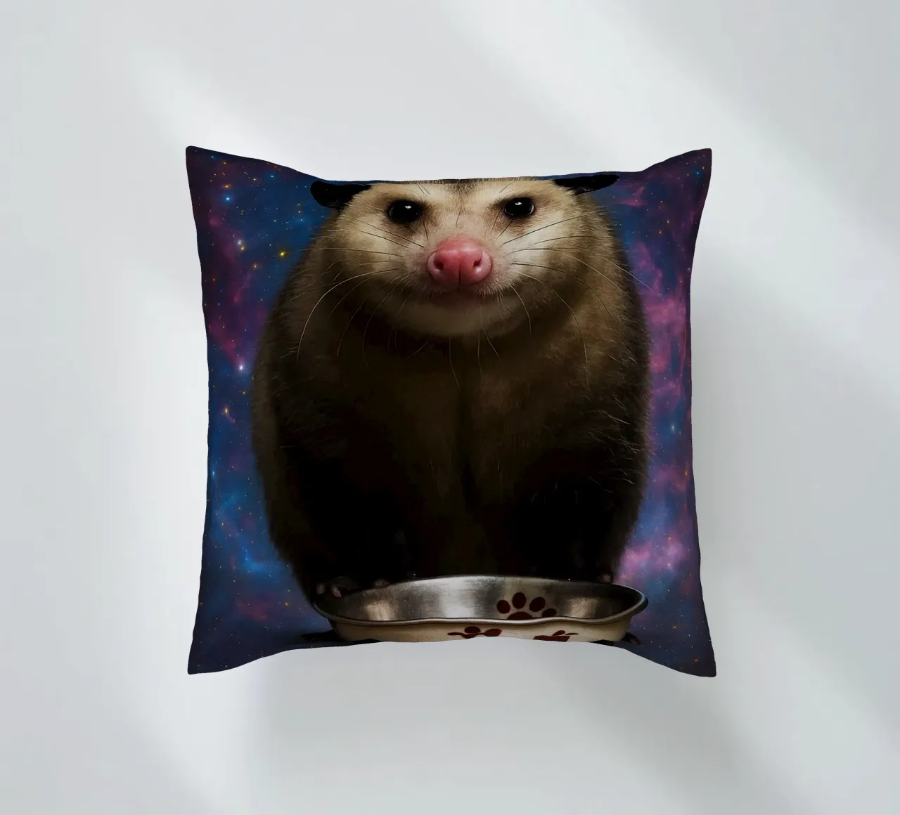 La vita è una zuppa Io sono l'opossum della forchetta cuscino da the gondals