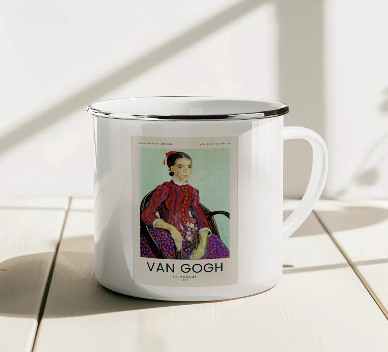 van Gogh - La Mousmé tazza in smalto da Vintage by JUNIQE