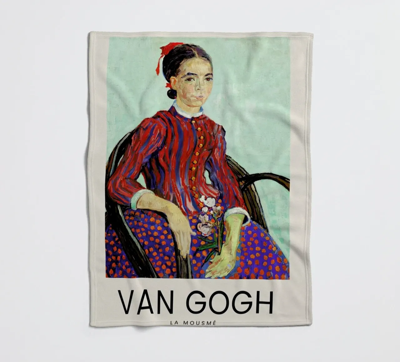 van Gogh - La Mousmé coperta in pile da Vintage by JUNIQE