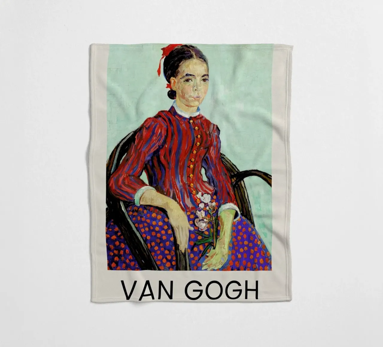 van Gogh - La Mousmé coperta in pile da Vintage by JUNIQE
