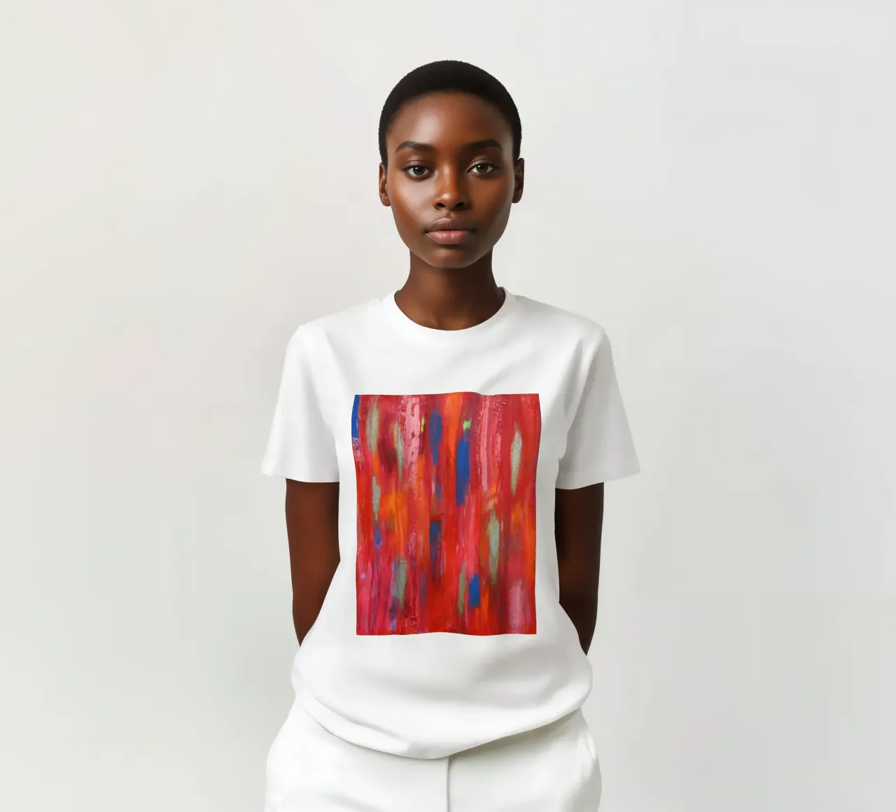 Vitality 2 - Abstract Art t-shirt by Petra Lang