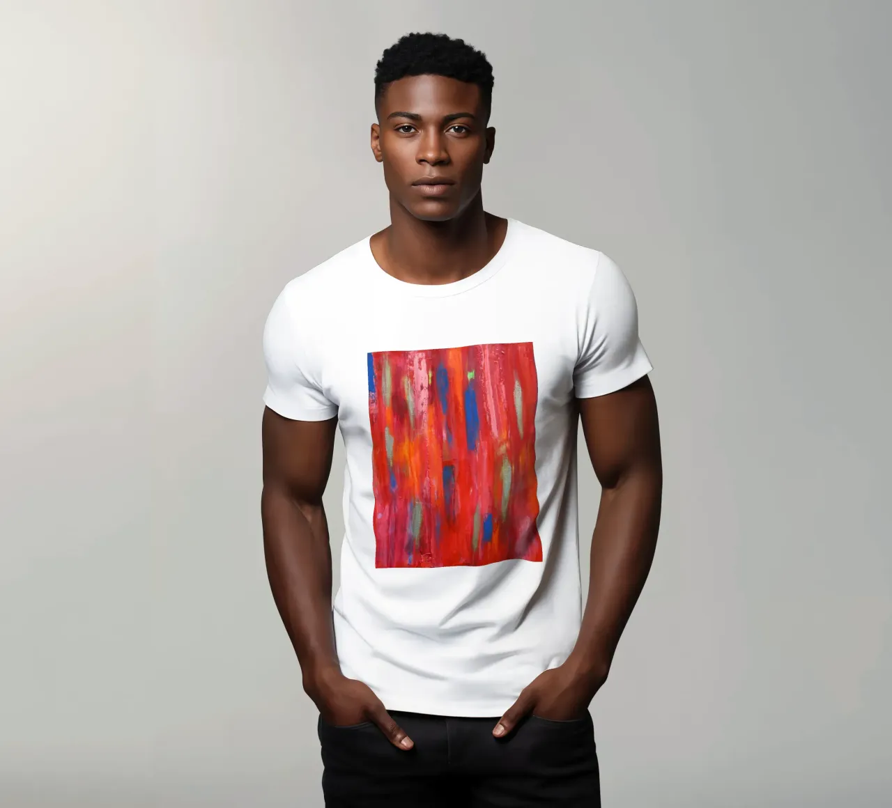 Vitality 2 - Abstract Art t-shirt by Petra Lang