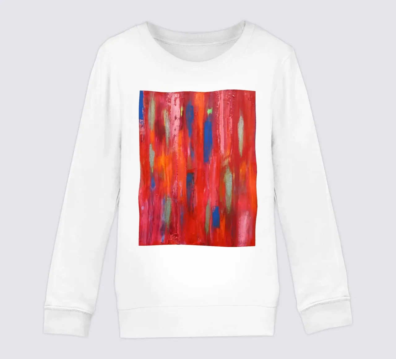 Vitality 2 - Abstract Art kids sweatshirt by Petra Lang
