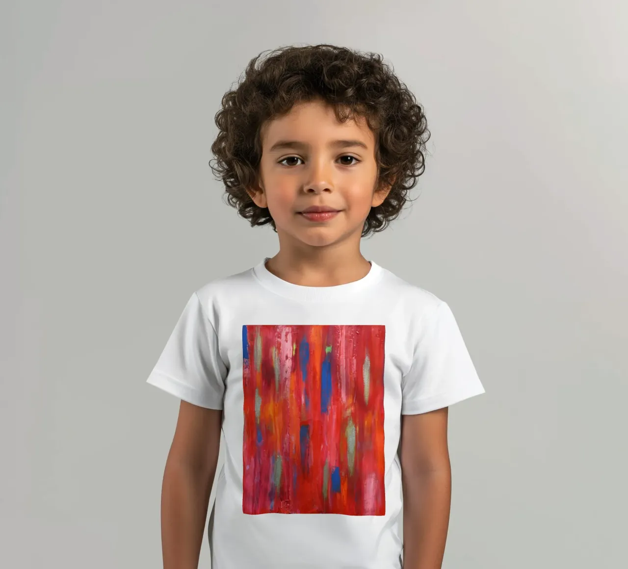 Vitality 2 - Abstract Art kids t-shirt by Petra Lang