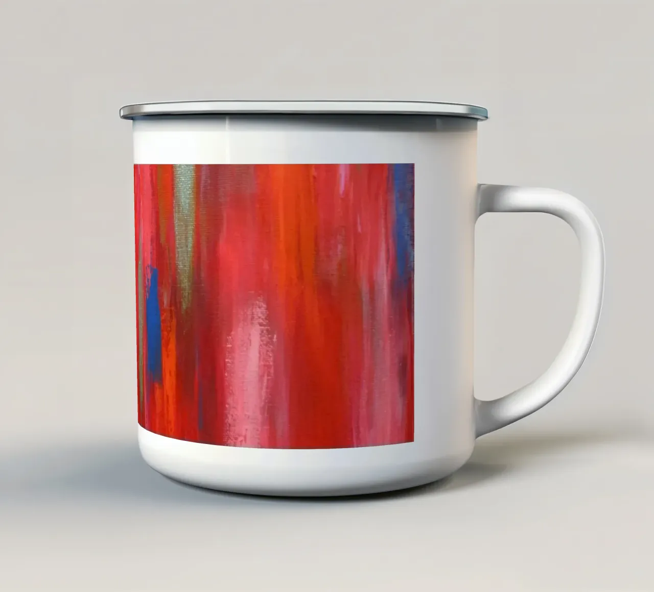 Vitality 2 - Arte astratta tazza in smalto da Petra Lang