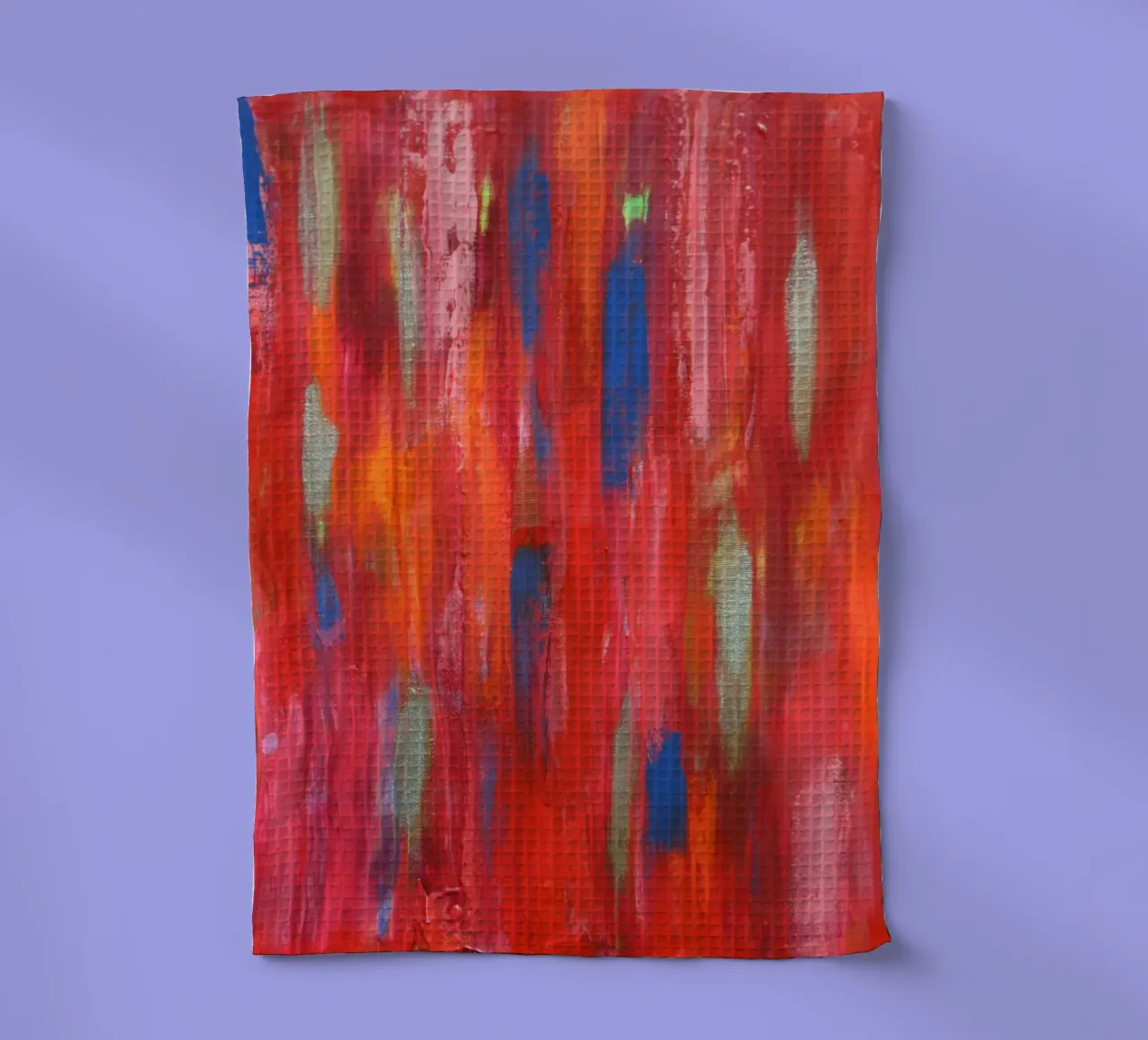 Force vitale 2 - Art abstrait torchon de Petra Lang