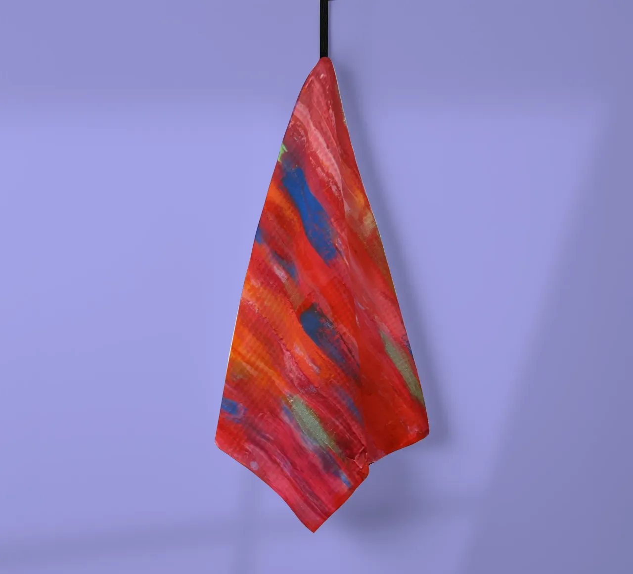 Force vitale 2 - Art abstrait torchon de Petra Lang