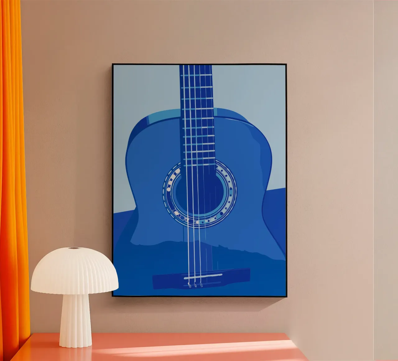 Acoustic Guitar acrylic glass by MUSIC EDITION
