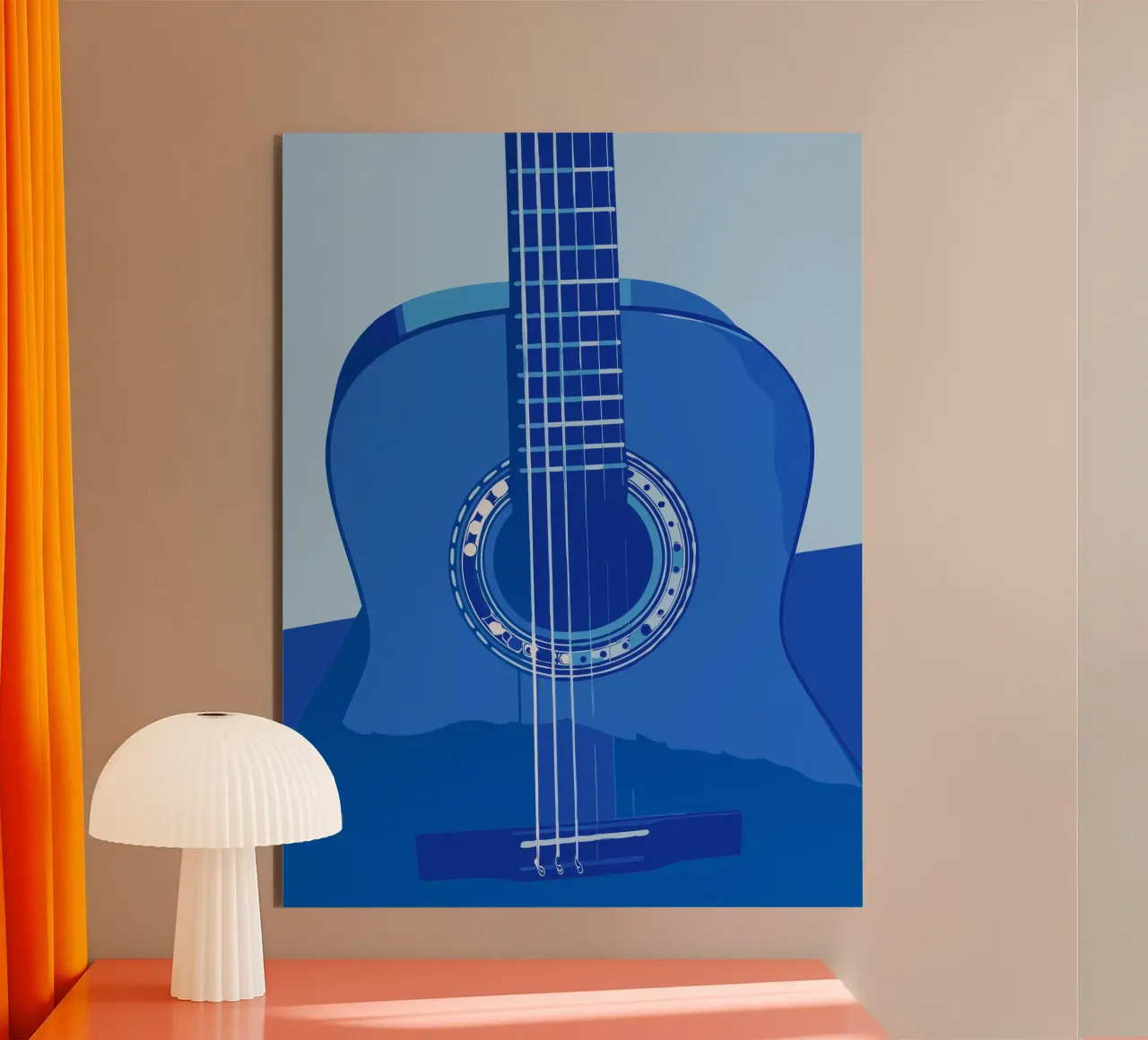 Acoustic Guitar alu-dibond by MUSIC EDITION