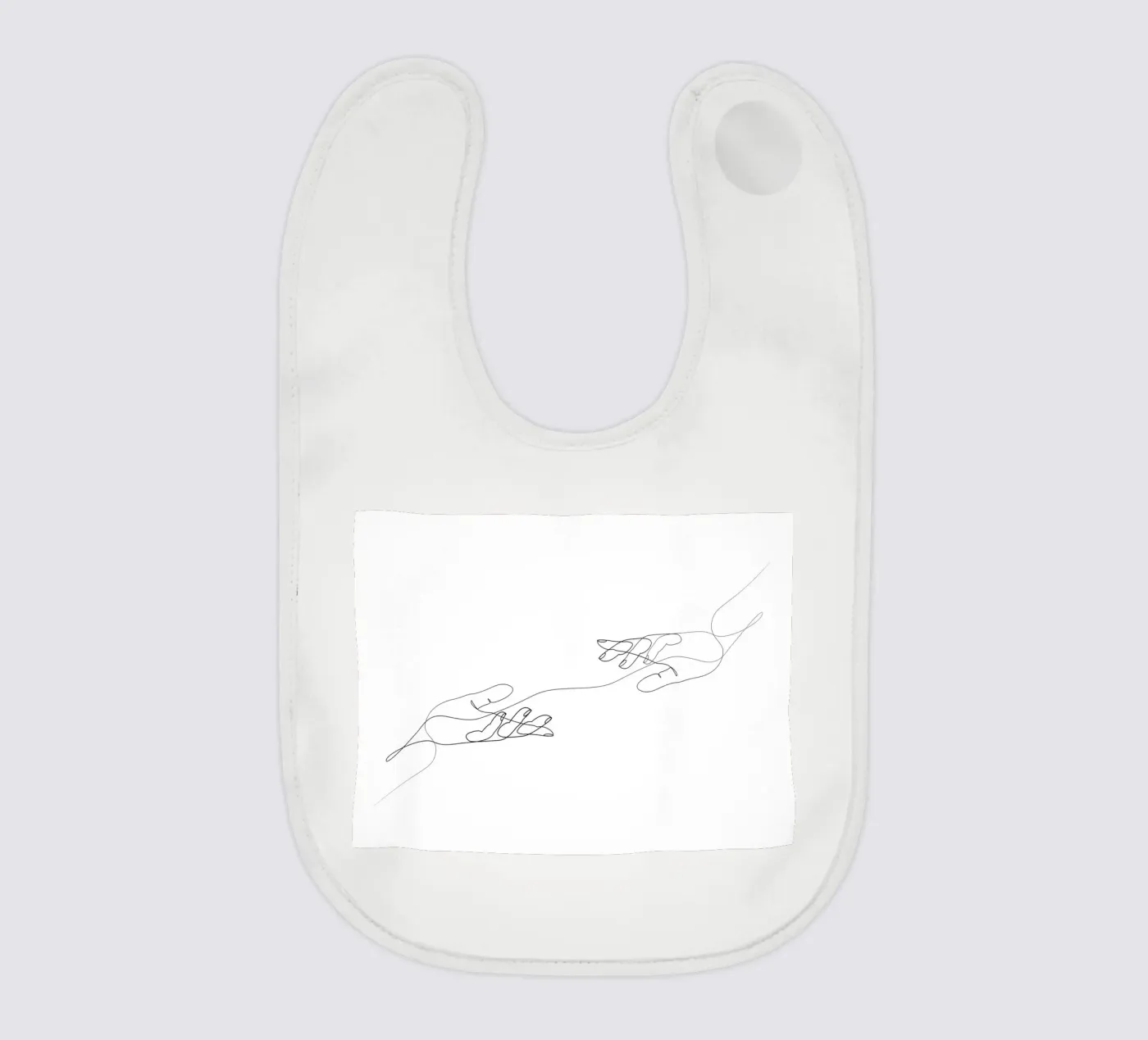 Thread baby bib by Addillum