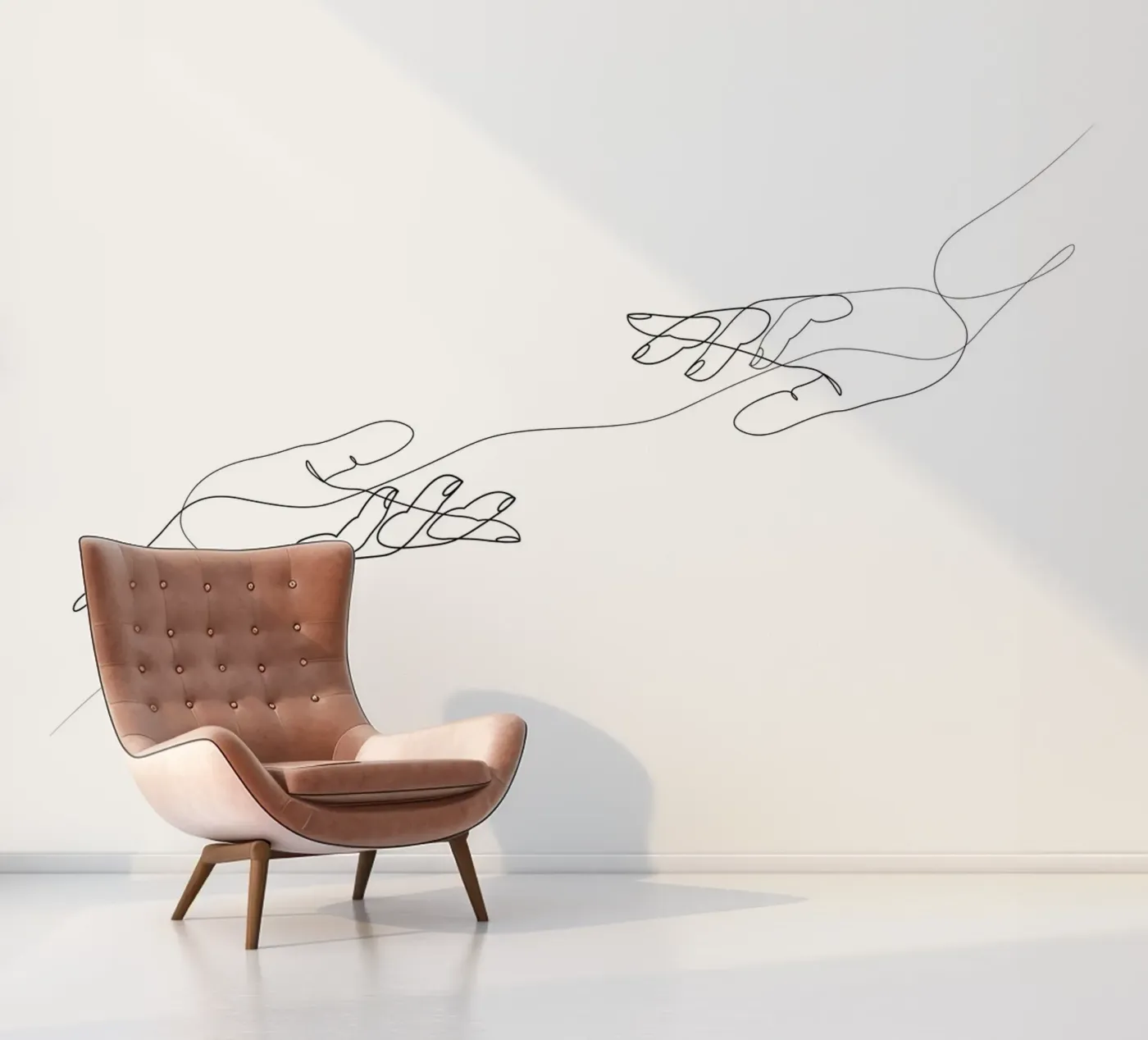 Draad fotobehang van Addillum
