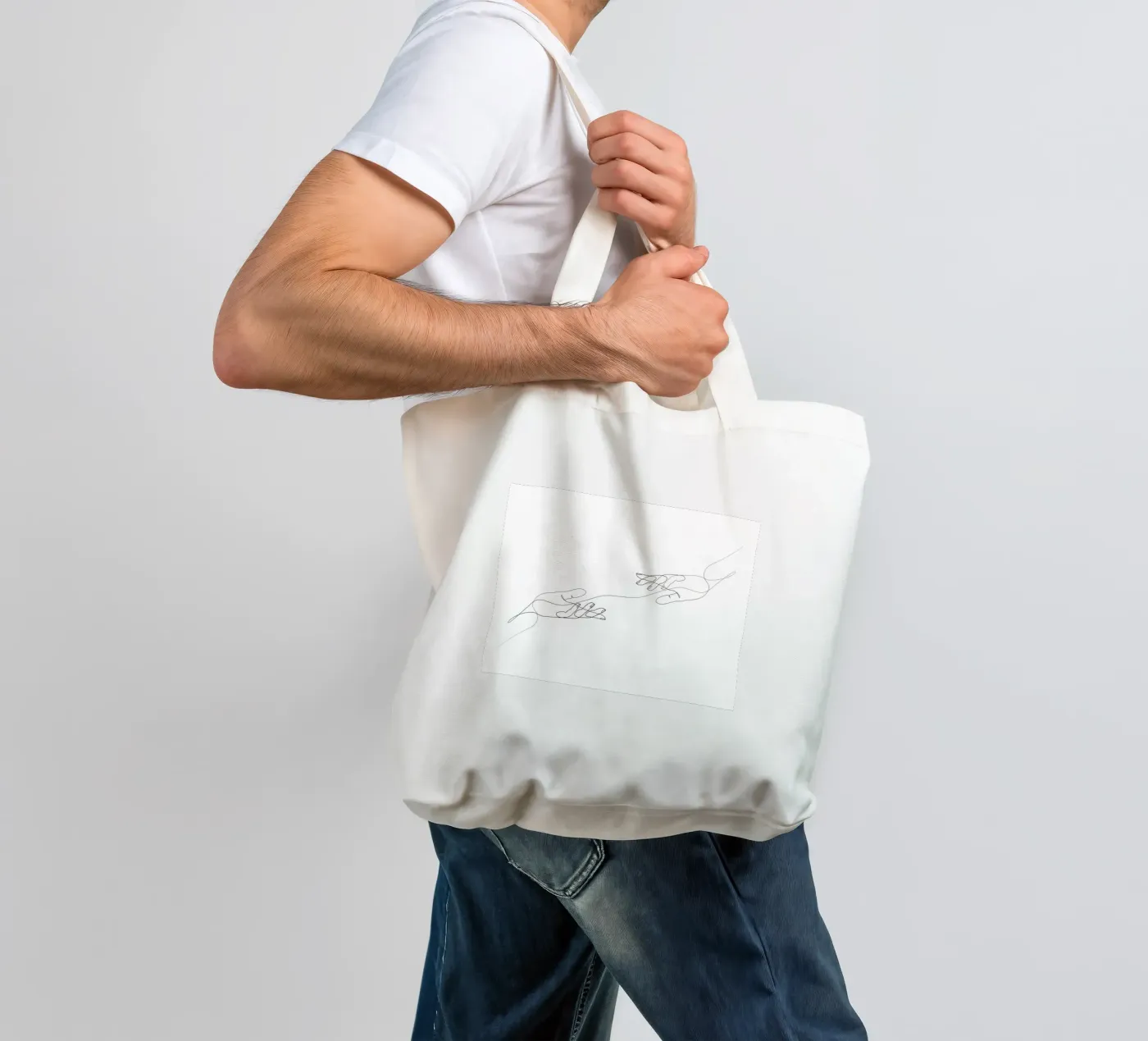 Thread tote bag by Addillum