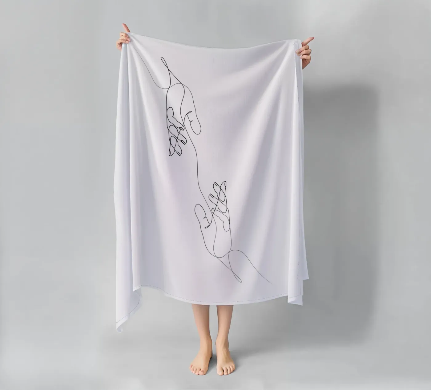 Draad strandhanddoek van Addillum