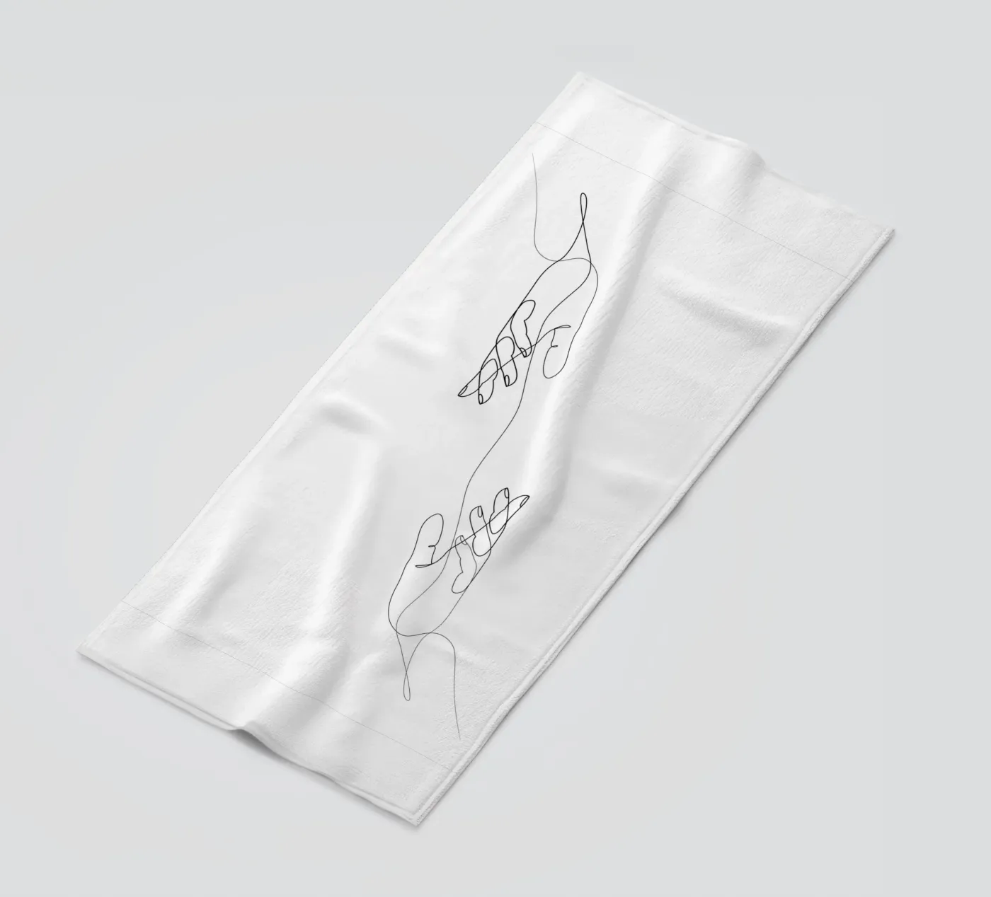 Draad strandhanddoek van Addillum