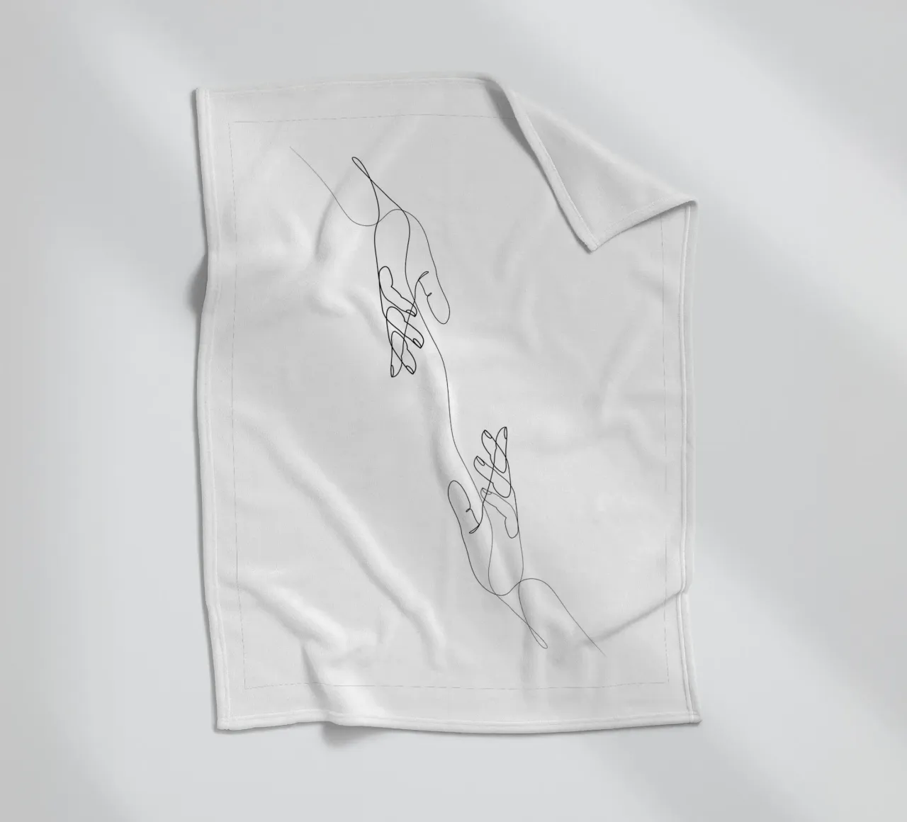 Thread fleece blanket by Addillum