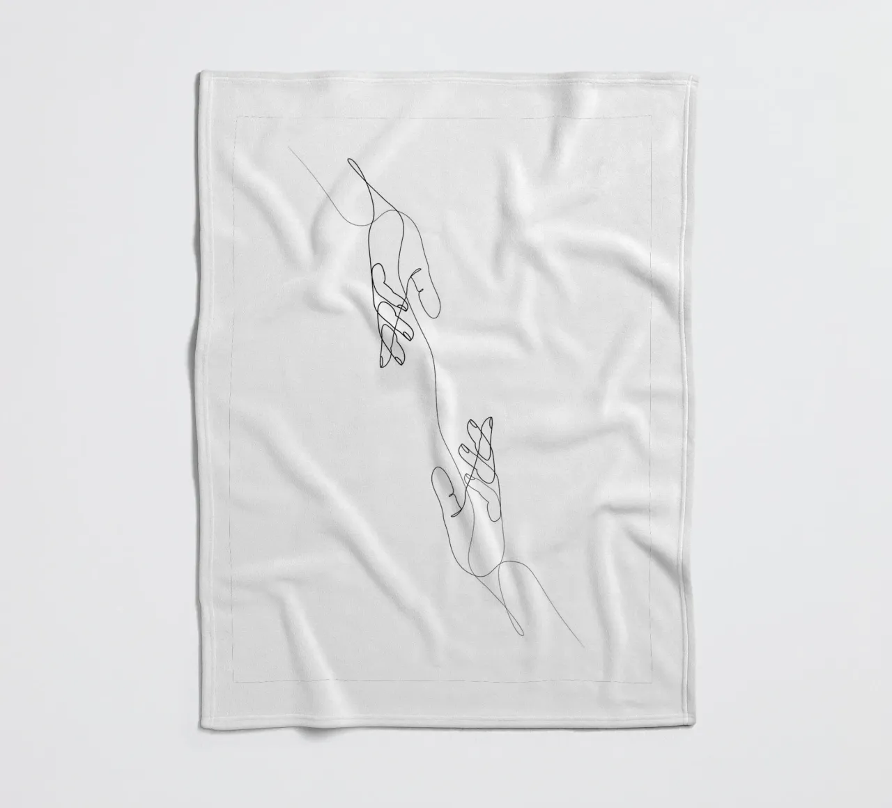 Thread fleece blanket by Addillum