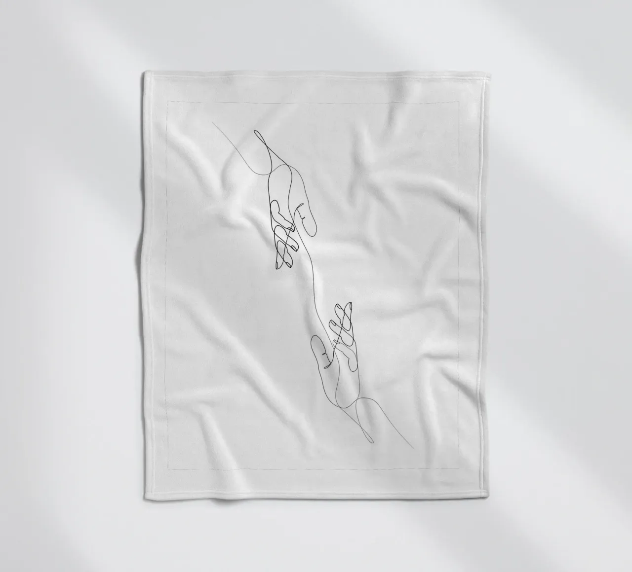 Thread fleece blanket by Addillum