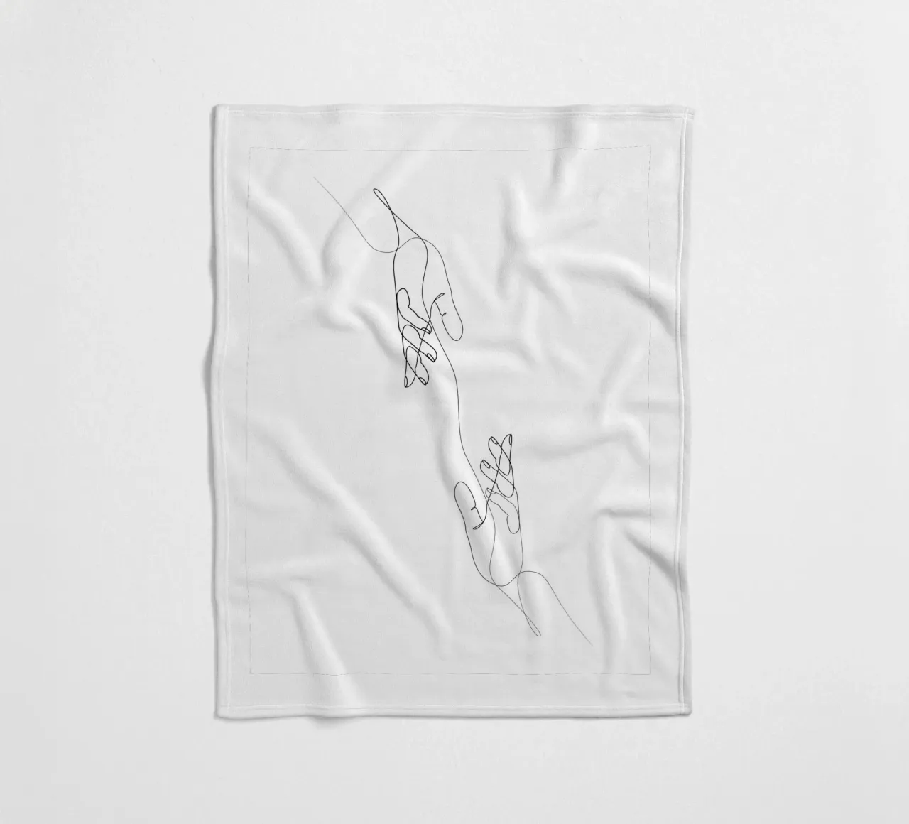 Thread fleece blanket by Addillum