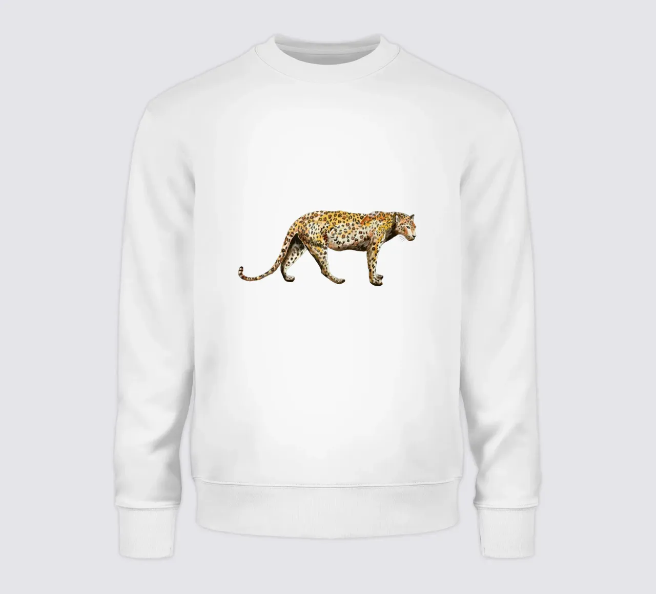 Leopard sweatshirt van Femke Zwaan
