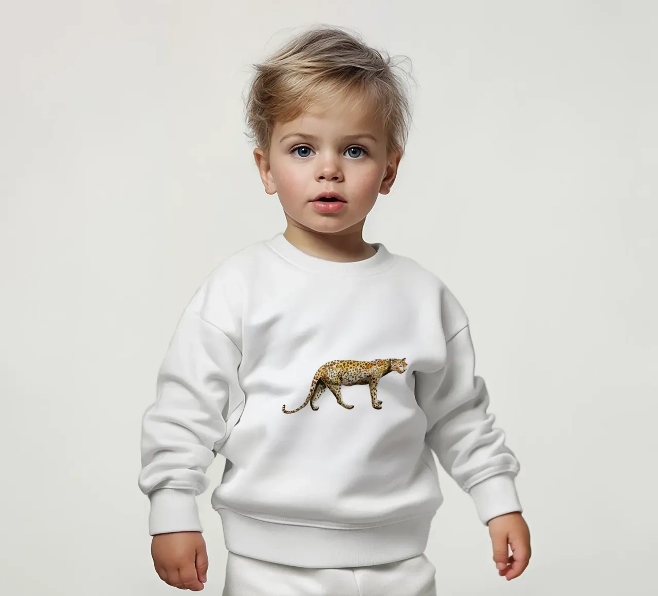 Leopard felpa neonato da Femke Zwaan