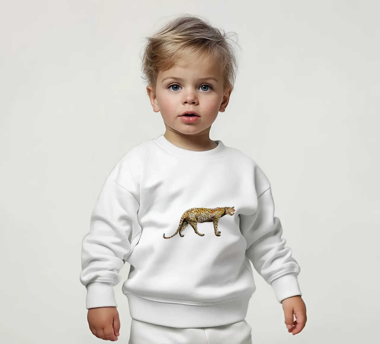 Leopard felpa neonato da Femke Zwaan