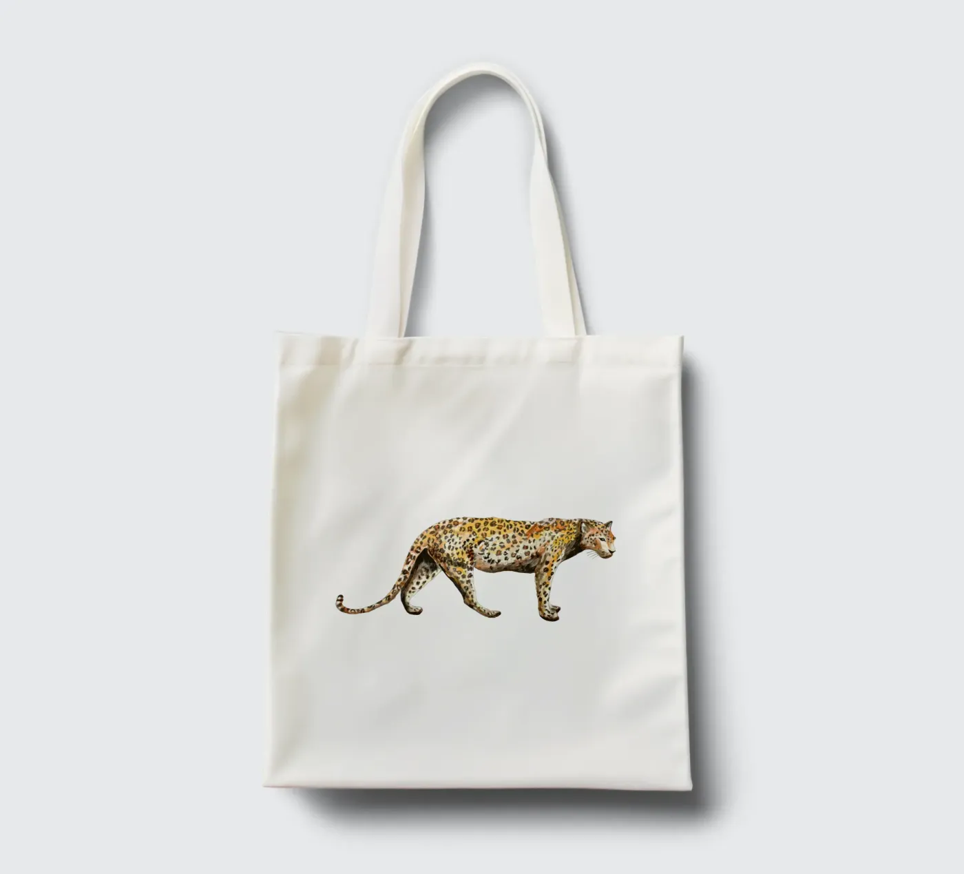 Leopard tote bag by Femke Zwaan