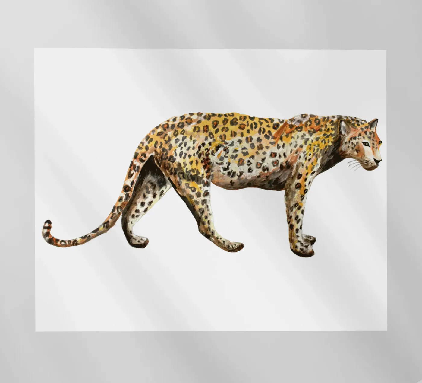 Leopard backlit folie van Femke Zwaan