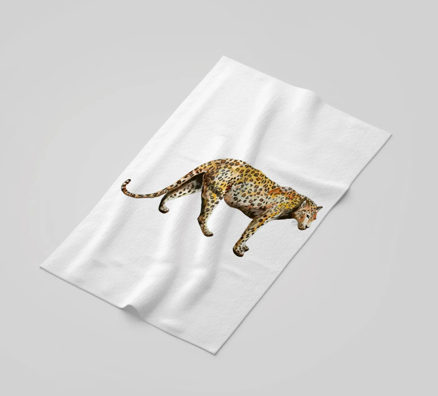 Leopard Strandtuch von Femke Zwaan