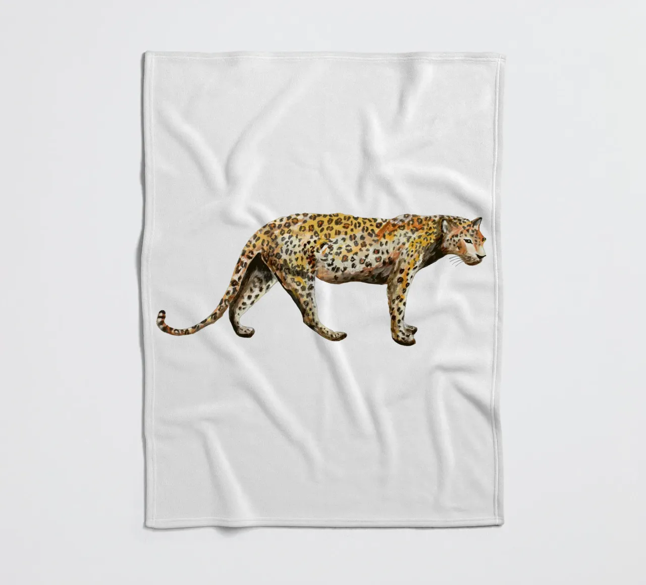 Leopard Fleecedecke von Femke Zwaan