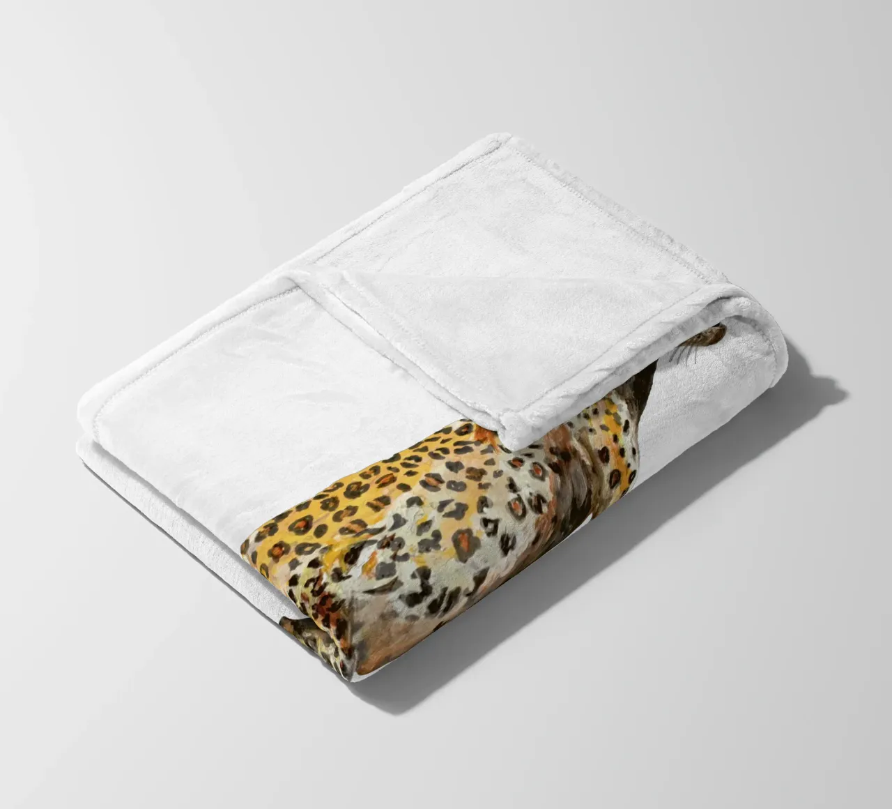 Leopard Fleecedecke von Femke Zwaan