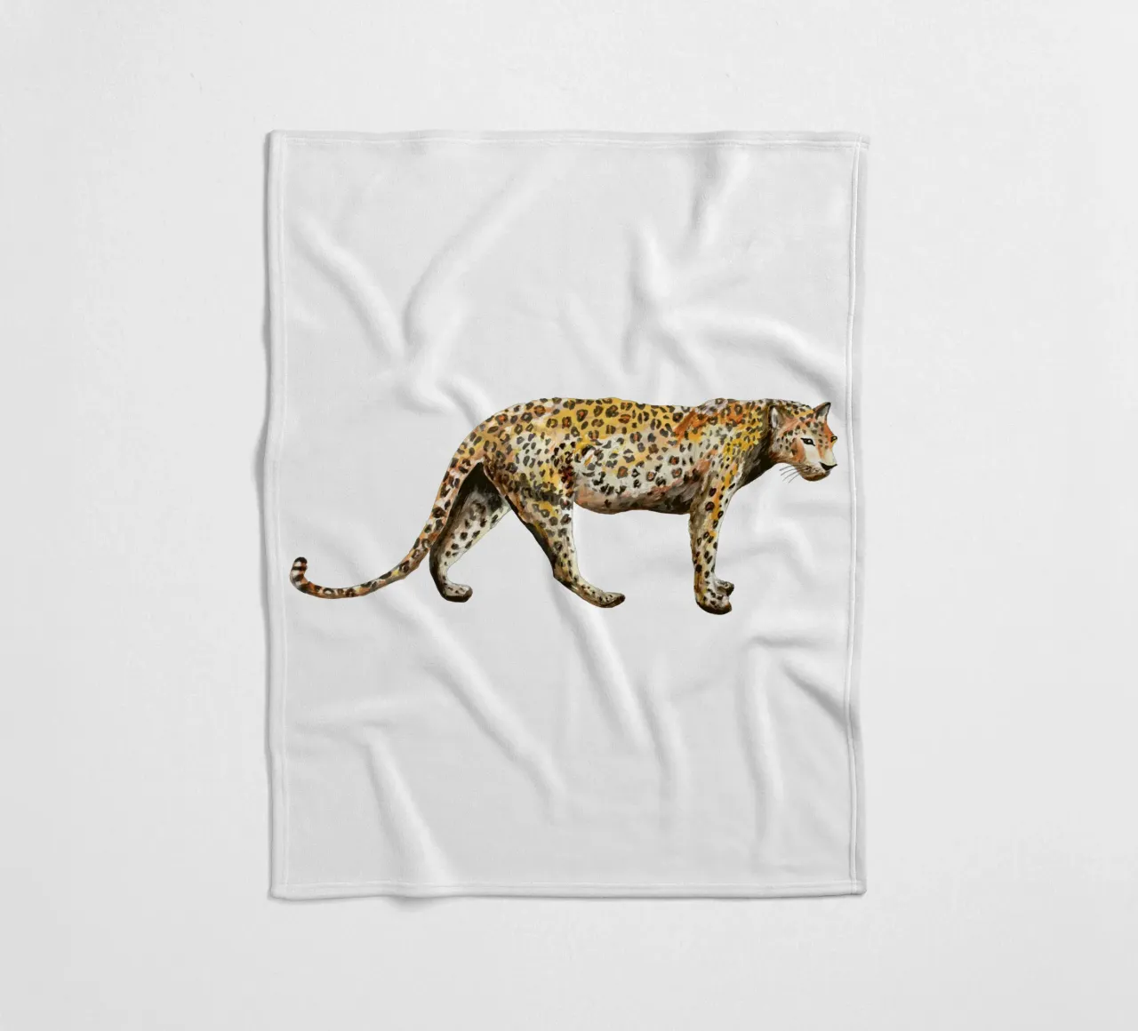 Leopard Fleecedecke von Femke Zwaan