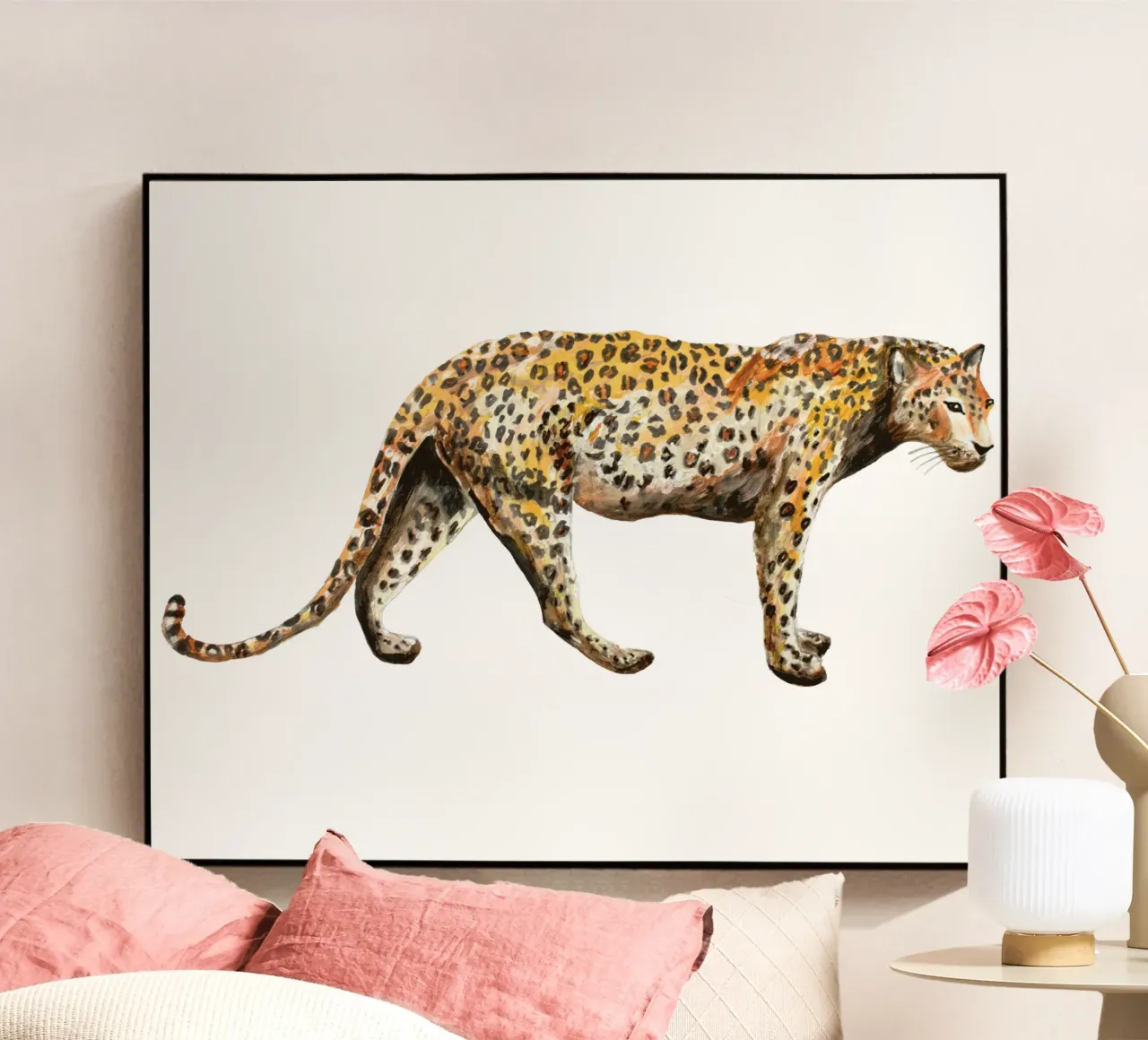 Leopard plexiglass da Femke Zwaan