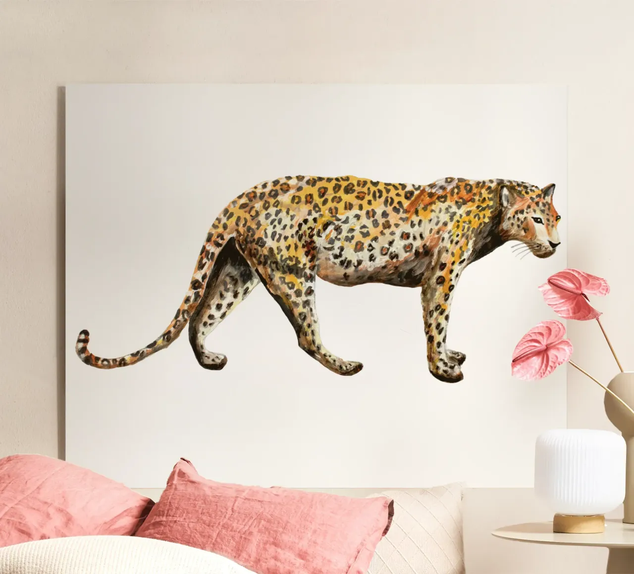 Leopard plexiglass da Femke Zwaan