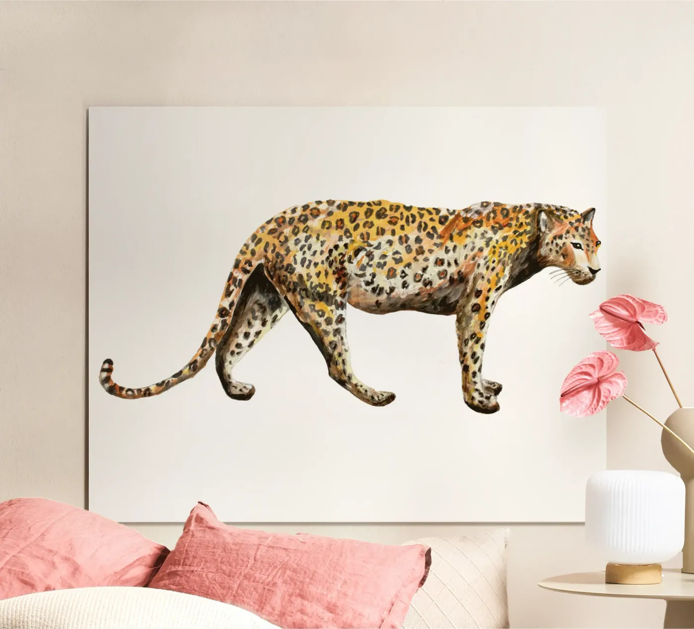 Leopard Poster von Femke Zwaan